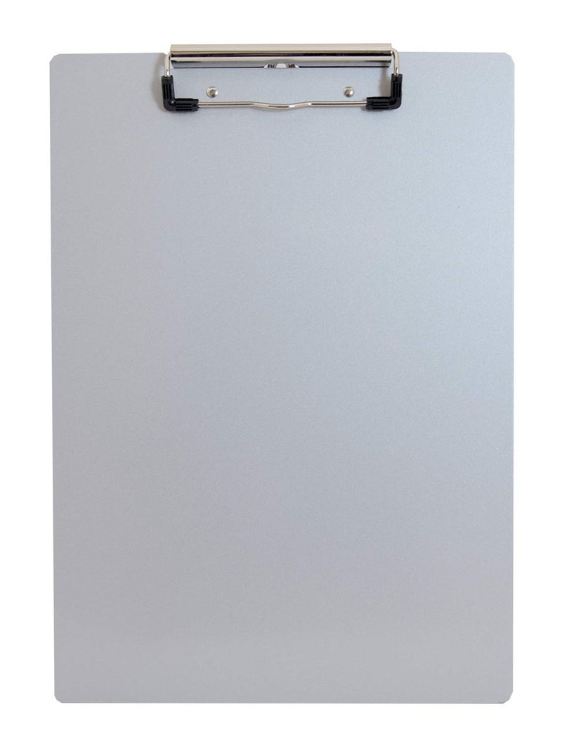 Saunders 21517 Recycled Aluminum Clipboard - Silver, Letter Size, 8.5 in. x 12 in. Document Holder with Low Profile Clip - Image 1